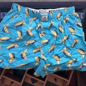 Very fun American Eagle boxers like brand new.